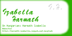 izabella harmath business card